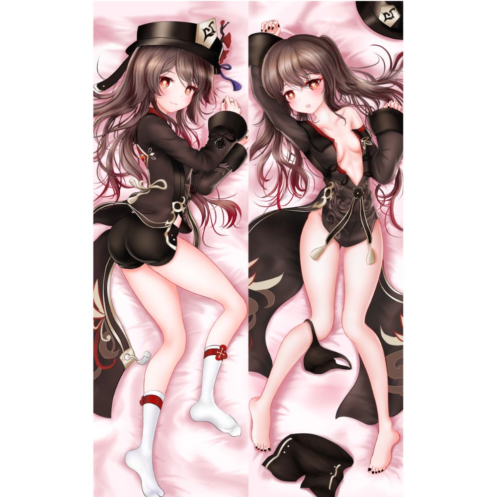 Dakimakura Hu Tao halb nackt