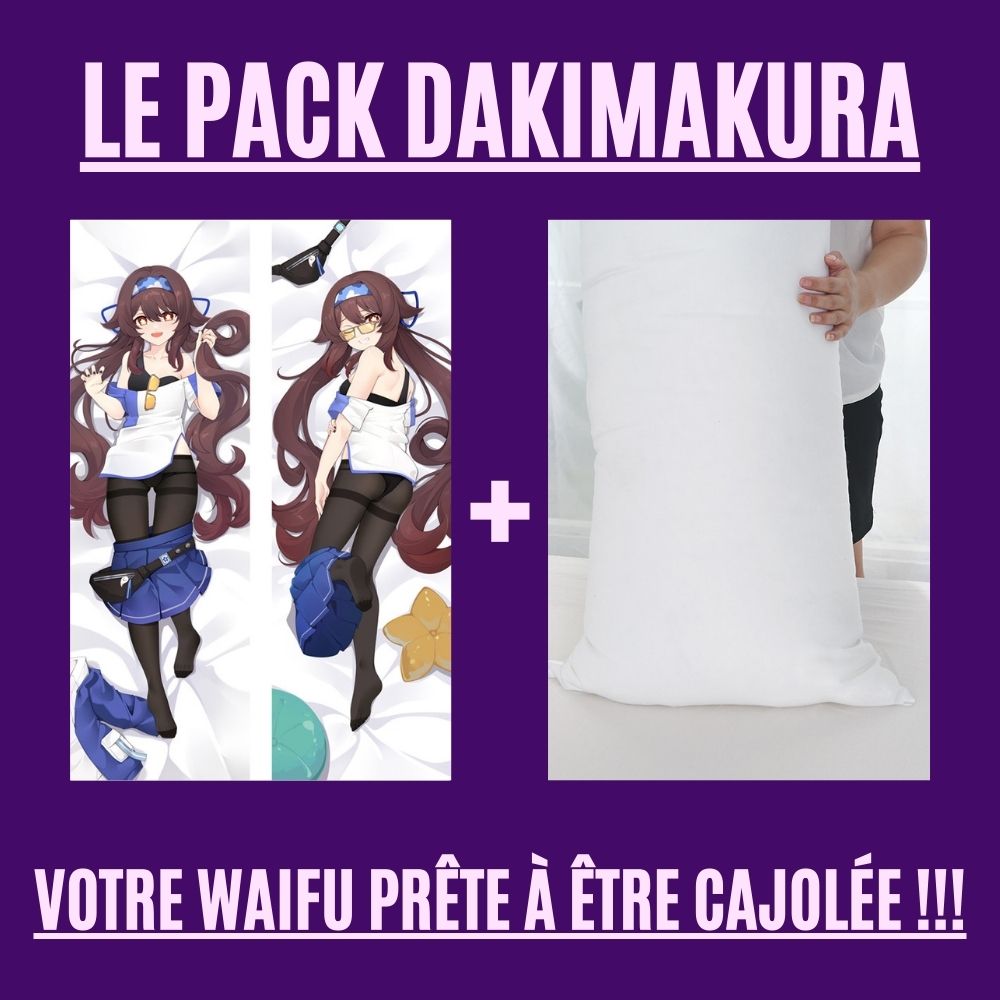 Dakimakura Hu Tao -Brille und heiß