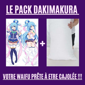 Dakimakura Aqua Uniforme & Nue Avec | WaifuParadise