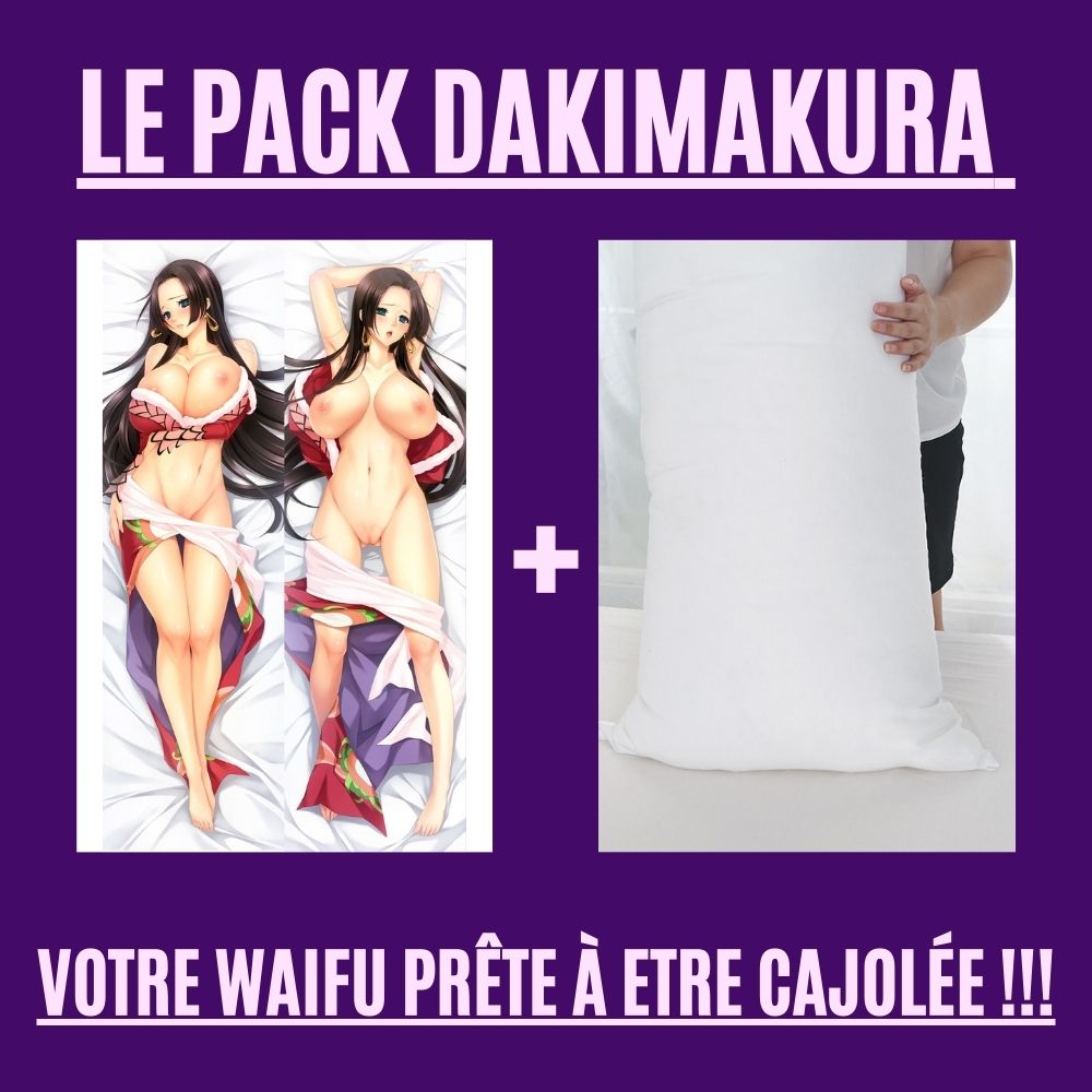 Dakimakura One Piece Boa Hancock nue et en uniforme Avec | WaifuParadise