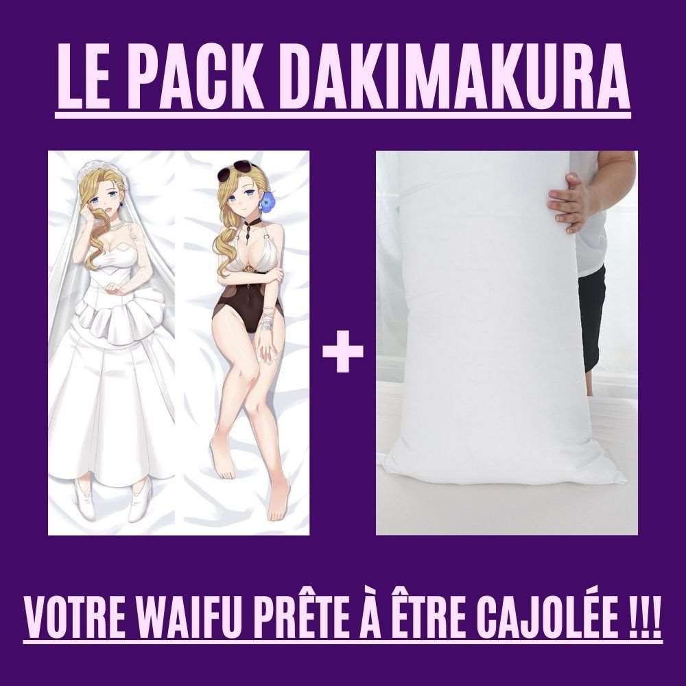 Dakimakura Hood Robe De Mariage Avec | WaifuParadise