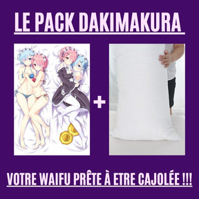 Dakimakura Ram Et Rem En Bikini Avec | WaifuParadise