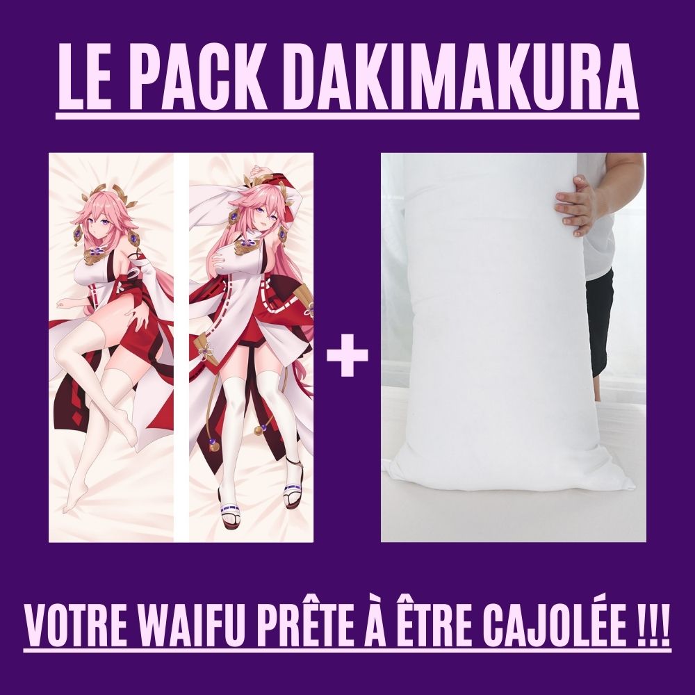 Dakimakura Yae Miko Sexy Avec | WaifuParadise