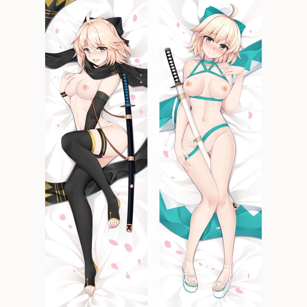 Dakimakura Okita Souji Nue | WaifuParadise